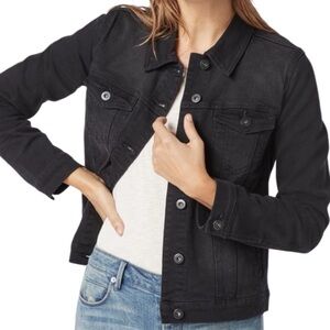 JustFab Black Jean Jacket
